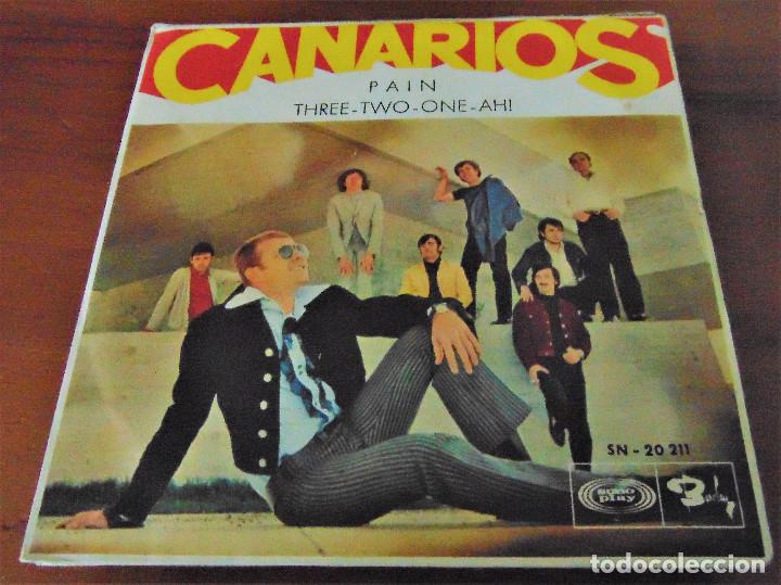Discos de vinilo: CANARIOS - PAIN - SINGLE 1969 - Foto 1