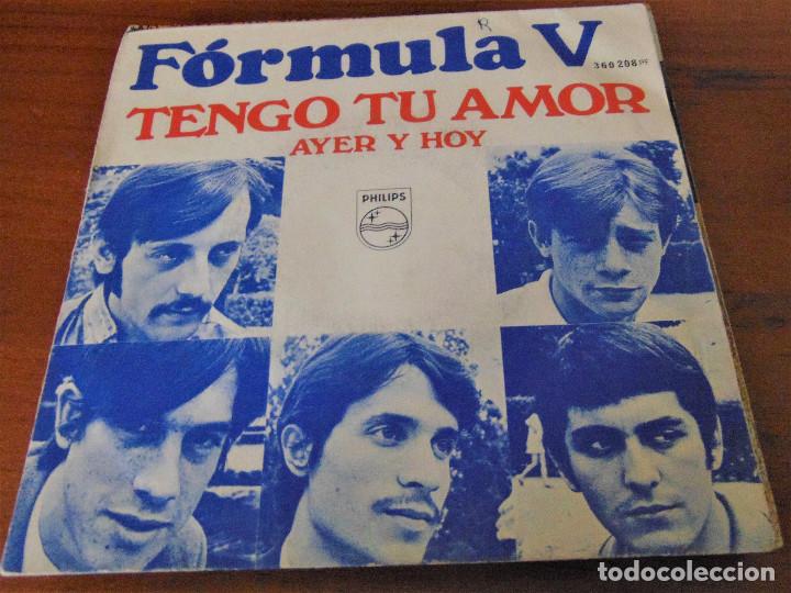 Discos de vinilo: FORMULA V - TENGO TU AMOR - SINGLE 1968 - Foto 1