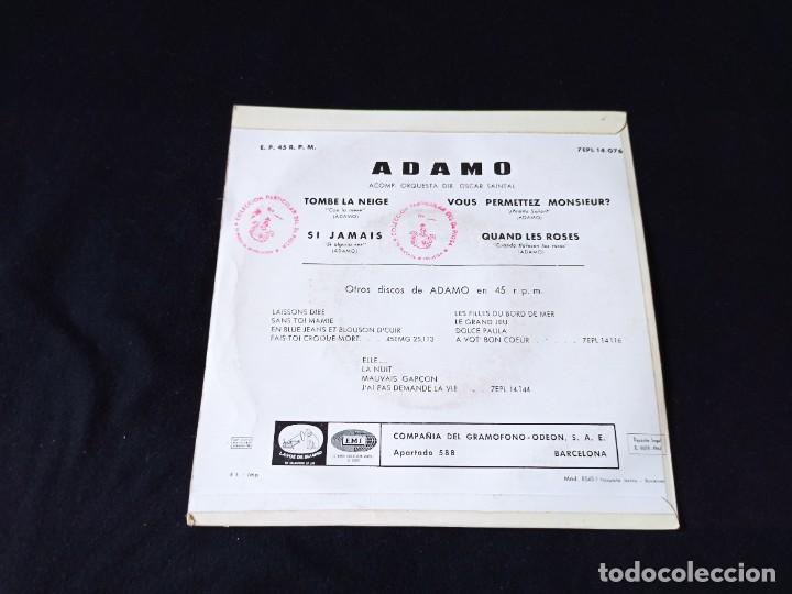 Discos de vinilo: ADAMO 5 SINGLES - Foto 3