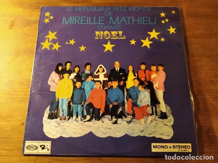 Discos de vinilo: MIREILLE MATHIEU - Chant&eacute; No&euml;l ****** LP ESPA&Ntilde;OL 1968 - Foto 1