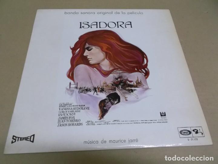 Discos de vinilo: ISADORA (LP) MAURICE JARRE A&Ntilde;O 1969 - Foto 1
