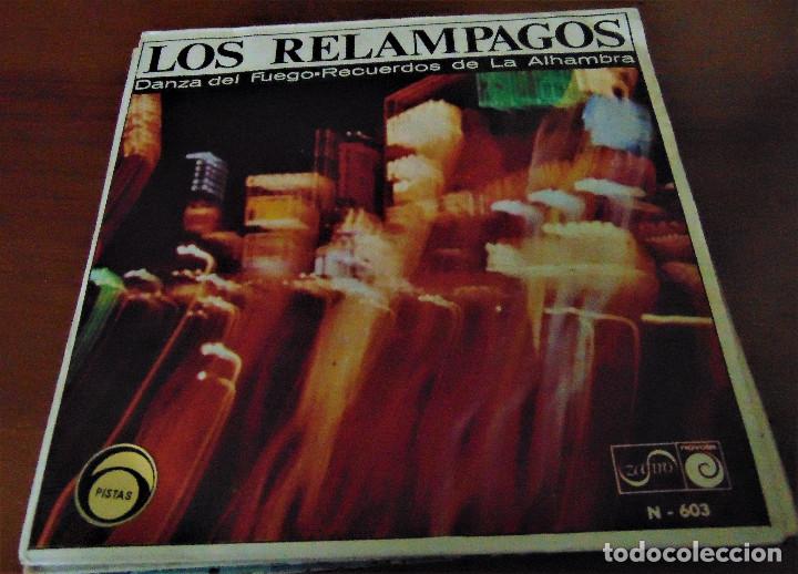 Discos de vinilo: los relampagos - danza del fuego - single 1966 - Foto 1