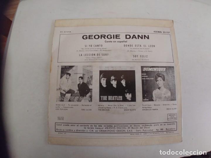 Discos de vinilo: GEORGIE DANN-EP SI YO CANTO +3 - Foto 2