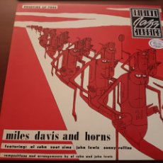 Discos de vinilo: MILES DAVIS AND HORNS. Lote 356409490
