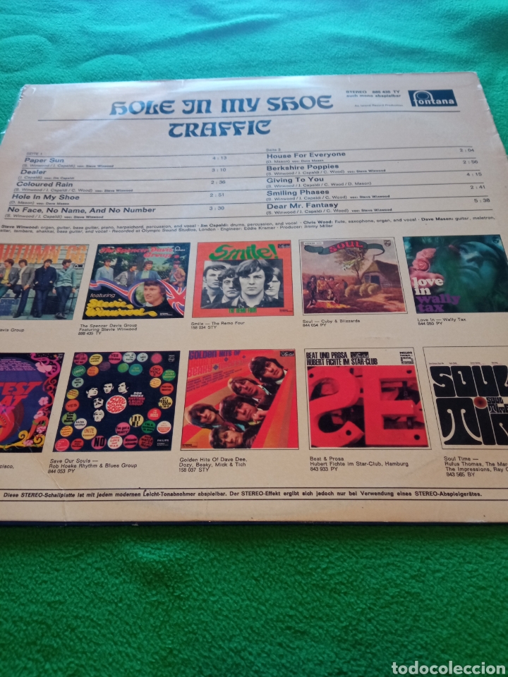 Discos de vinilo: Traffic- Hole in My shoe - Foto 2