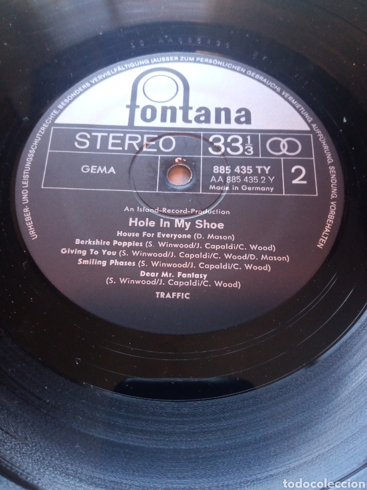 Discos de vinilo: Traffic- Hole in My shoe - Foto 4