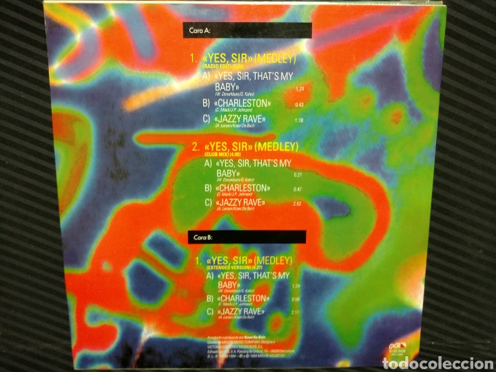 Discos de vinilo: D.S.Pee - Yes, Sir (Medley) (12&rdquo;, Maxi) - Foto 2