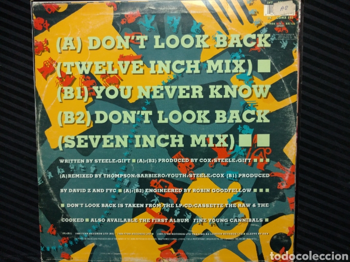 Discos de vinilo: FYC - Dont Look Back (12&rdquo;, Maxi) - Foto 2