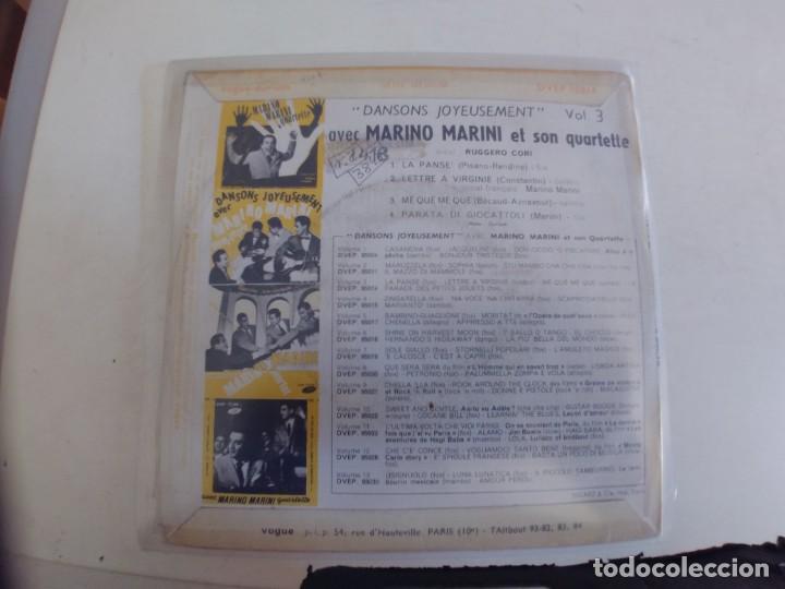 Discos de vinilo: MARINO MARINI-EP LA PANSE +3 - Foto 2