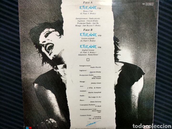 Discos de vinilo: Guesch Patti - Etienne (12&rdquo;, Maxi) - Foto 2