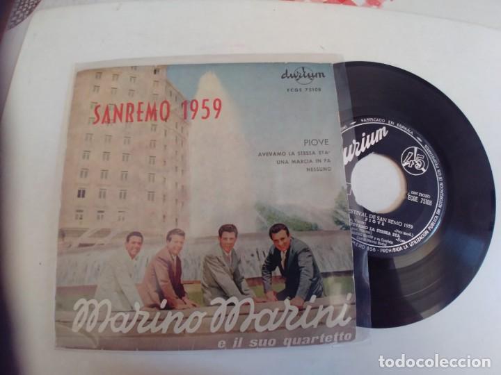 Discos de vinilo: MARINO MARINI-EP PIOVE +3 - Foto 1