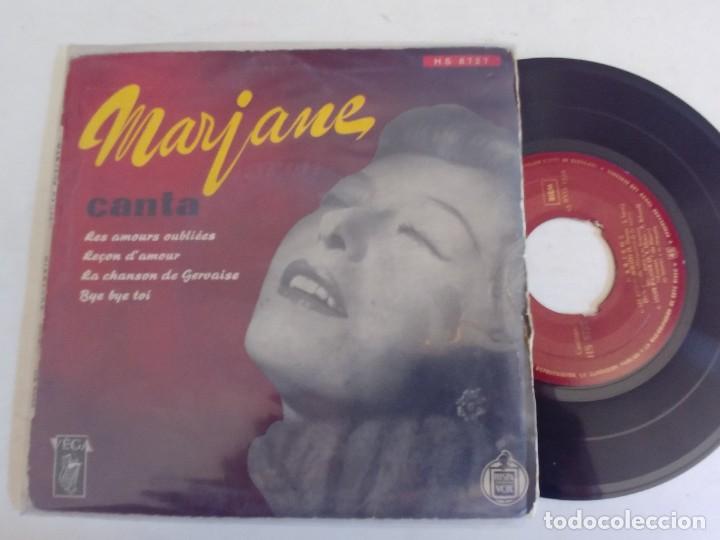 Discos de vinilo: MARJANE-EP LES AMOURS OUBLIEES +3 - Foto 1