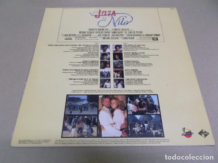 Discos de vinilo: LA JOYA DEL NILO (LP) JACK NITZSCHE A&Ntilde;O 1985 - Foto 2