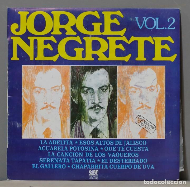Dischi in vinile: LP. JORGE NEGRETE VOL 2