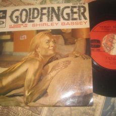 Discos de vinilo: SHIRLEY BASSEY ‎– GOLDFINGER COLUMBIA ‎ 1964– ESRF 1598 OG FRANCIA. Lote 356491165