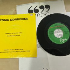 Discos de vinilo: ENNIO MORRICONE - EL BUENO, EL FEO Y EL MALO 7” SINGLE 1988 PROMO SPAIN INCLUYE HOJA DE PRENSA!. Lote 356511140
