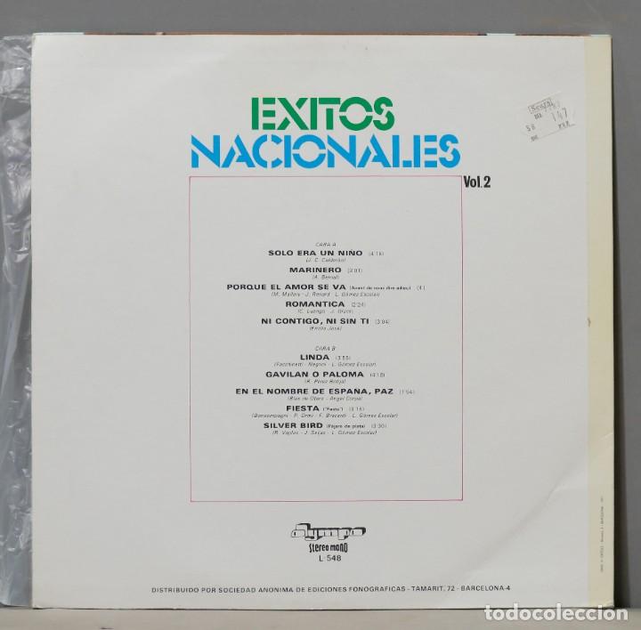 Discos de vinilo: LP. EXITOS NACIONALES VOL. 2 - Foto 2