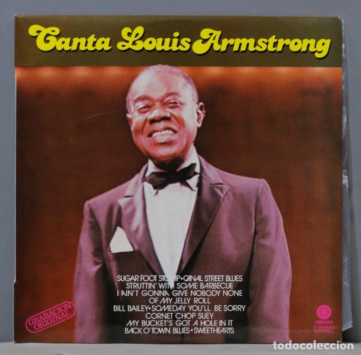 Discos de vinilo: LP. Canta Louis Armstrong - Foto 1