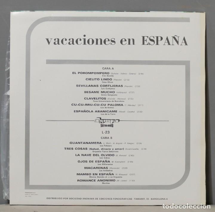 Discos de vinilo: LP. vacaciones en espa&ntilde;a - Foto 2