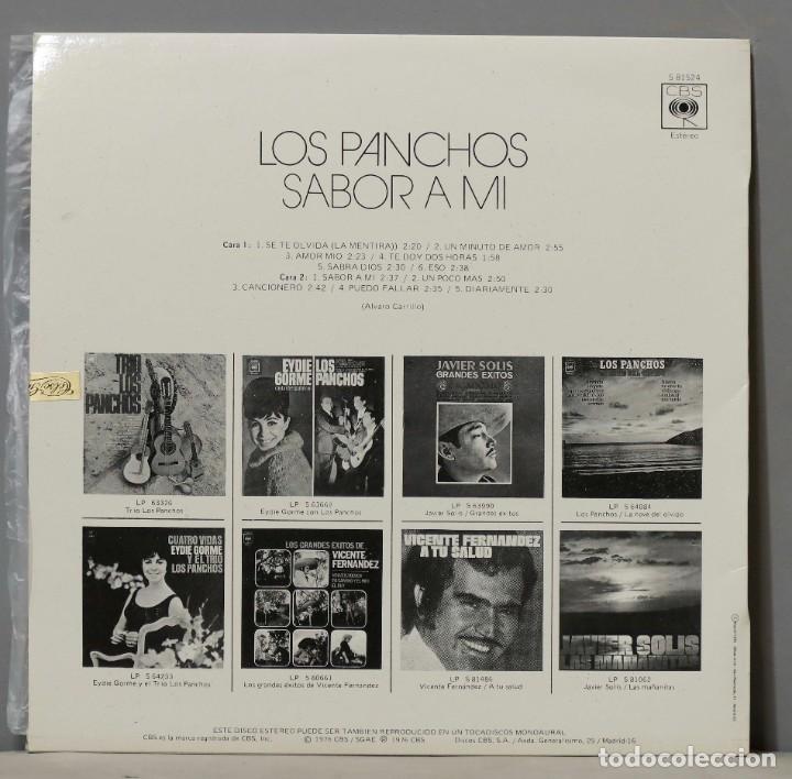 Discos de vinilo: LP. LOS PANCHOS. Sabor a mi - Foto 2