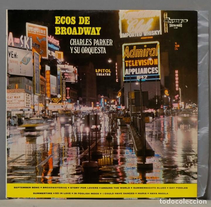 Discos de vinilo: LP. Charles Parker Y Su Orquesta &ndash; Ecos De Broadway - Foto 1