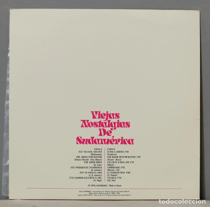 Discos de vinilo: LP. VIEJAS NOSTALGIAS DE SUDAMERICA - Foto 2