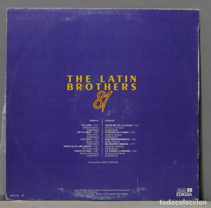 Discos de vinilo: LP. The Latin Brothers 81 - Foto 2