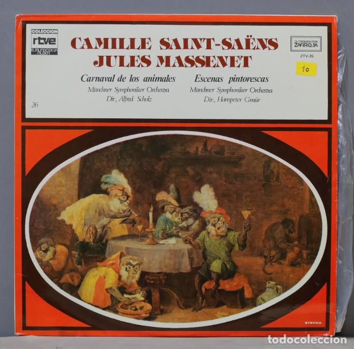 Discos de vinil: LP. SAINT-SAENS. MASSENET. RTVE. 61