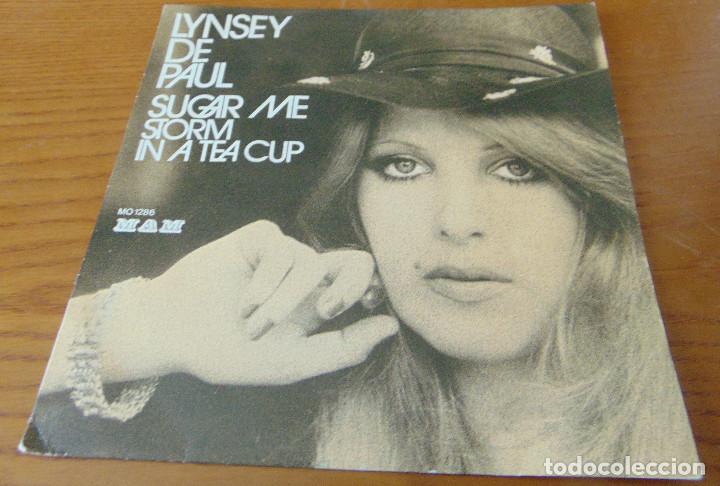 Discos de vinilo: LYNSEY DE PAUL - SUGAR ME - SINGLE 1972 - Foto 1
