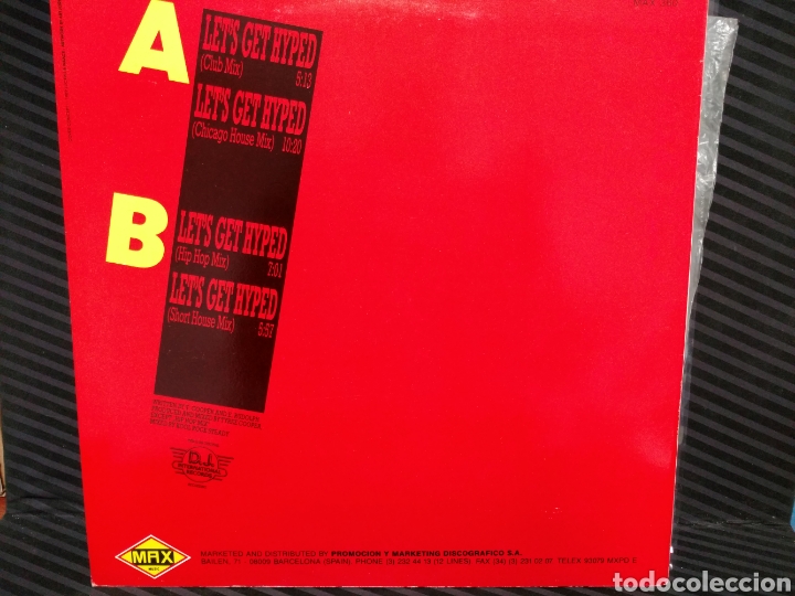Discos de vinilo: Kool Rock Steady - Lets Get Hyped (12&rdquo;, Maxi) - Foto 2