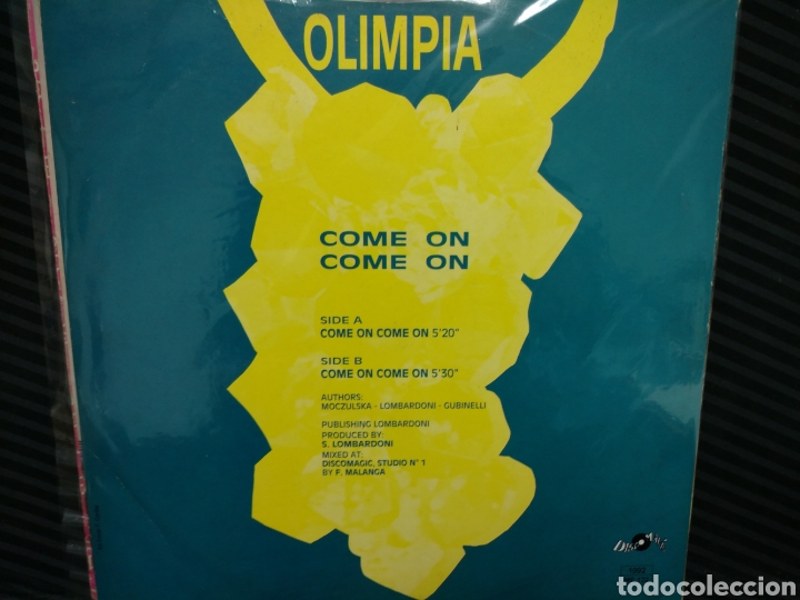 Discos de vinilo: Olimpia - Come On Come On (12&rdquo;, Maxi) - Foto 2