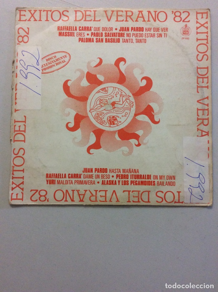 Discos de vinilo: &Eacute;xitos del verano &lsquo;82. Vol 1. Hispa Vox. - Foto 1