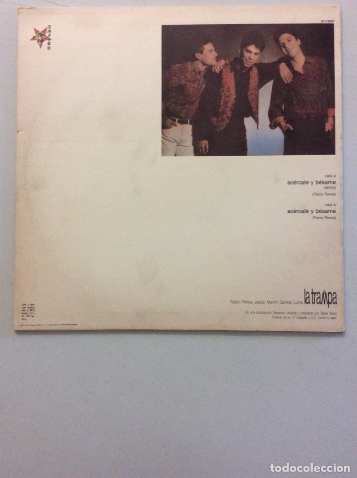 Discos de vinilo: La Trampa. Ac&eacute;rcate y b&eacute;same. - Foto 2