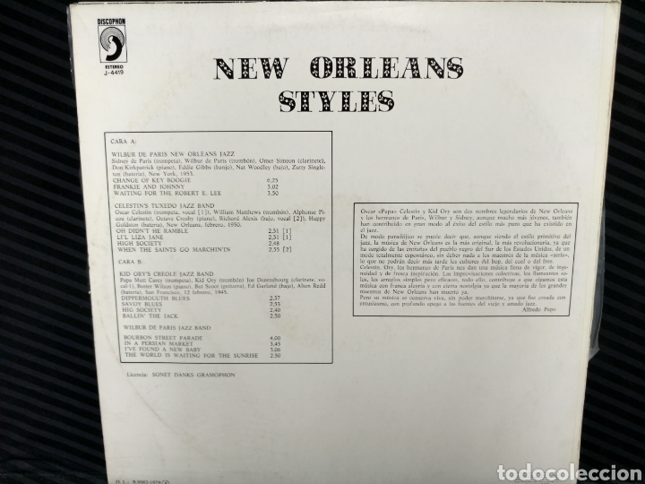 Discos de vinilo: Various - New Orleans Styles (LP) - Foto 2