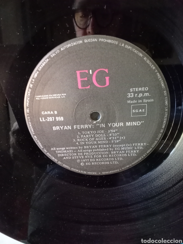 Discos de vinilo: BRYAN FERRY 1977 Copia Spain Virgin Polygram.Nuevo - Foto 5