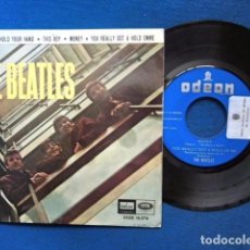 Discos de vinilo: BEATLES SINGLE EP EMI ODEON ESPAÑA SELLO Y ETIQUETA RADIO NACIONAL ESPAÑA. Lote 356607155