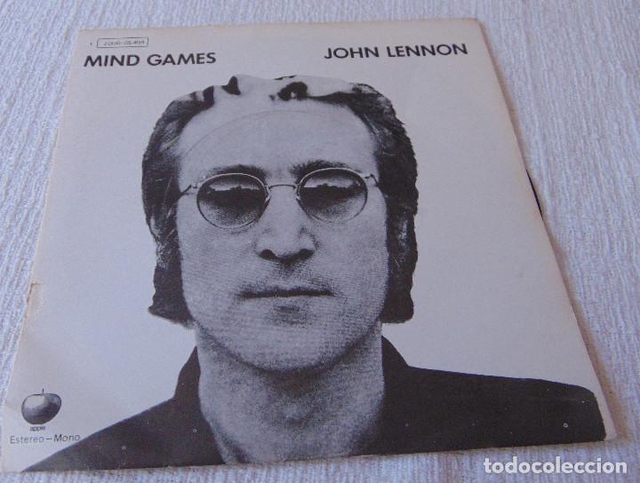 Discos de vinilo: JOHN LENNON - MIND GAMES - SINGLE 1973 - Foto 1