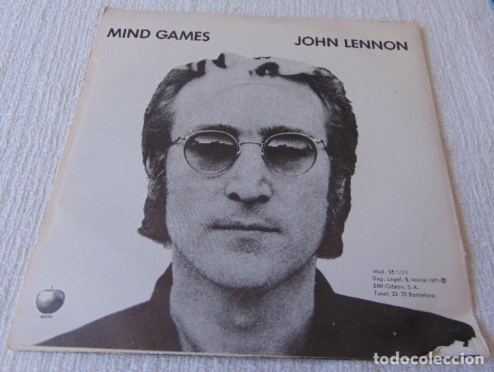 Discos de vinilo: JOHN LENNON - MIND GAMES - SINGLE 1973 - Foto 3