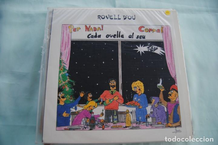 Disques de vinyle: Rovell d'ou. per nadal cada ovella al seu corral. lp picap 1989. perfecte