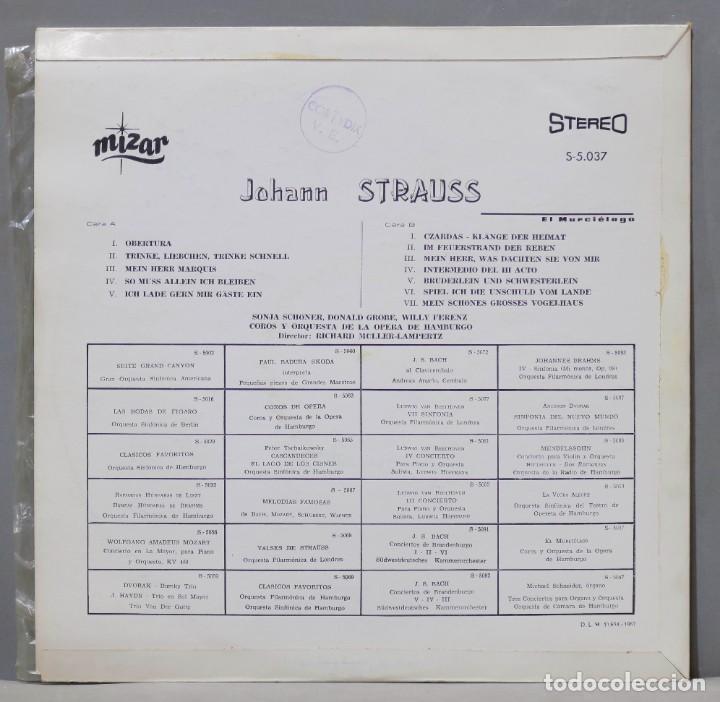 Discos de vinilo: LP. EL MURCIELAGO. STRAUSS - Foto 2