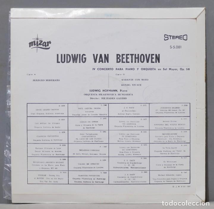 Discos de vinilo: LP. BEETHOVEN. OP. 58. GARIDIS - Foto 2