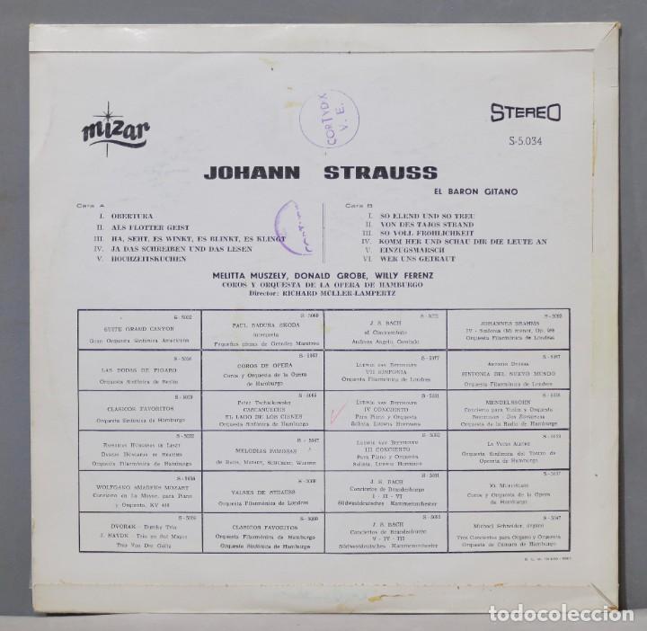 Discos de vinilo: LP. EL BARON GITANO. STRAUSS - Foto 2