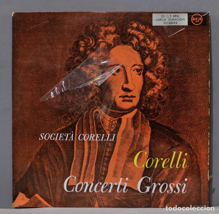 Discos de vinilo: LP. Corelli. Societ&agrave; Corelli. Concerti Grossi - Foto 1