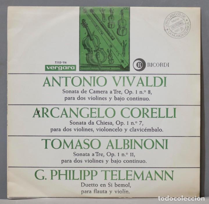 Discos de vinilo: LP. Lysy &ndash; Vivaldi. Corelli. Albinoni. Telemann - Foto 1