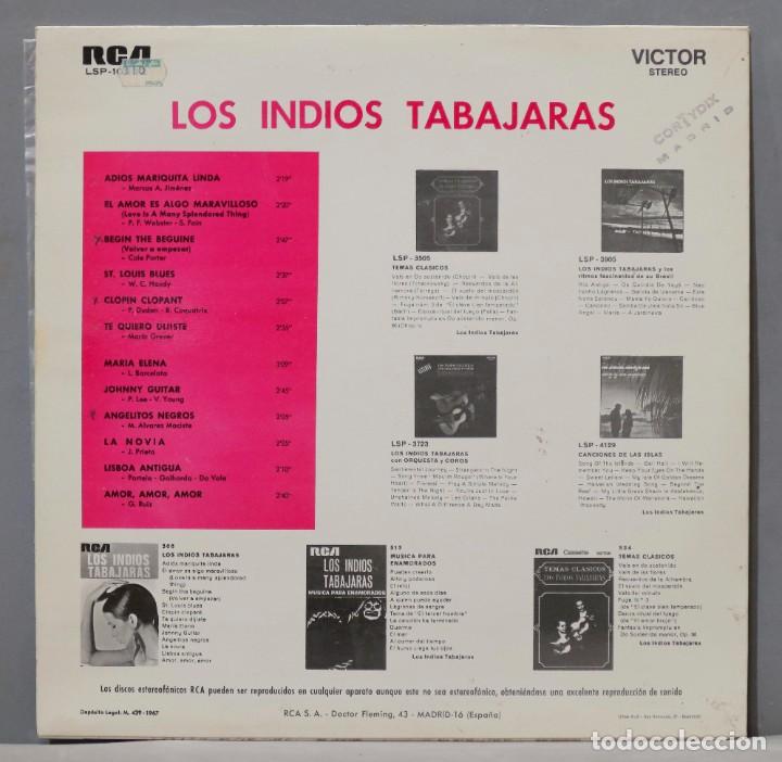 Discos de vinilo: LP. Los Indios Tabajaras - Foto 2