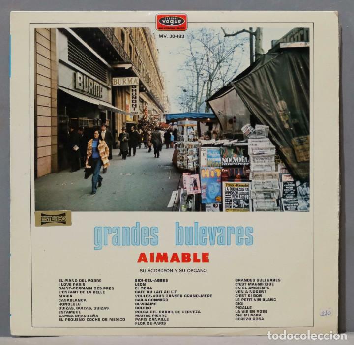 Discos de vinilo: LP. Aimable &ndash; Grandes Bulevares - Foto 1