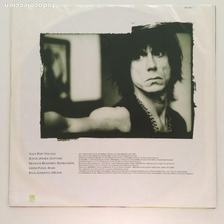 Discos de vinilo: Iggy Pop &lrm;&ndash; Instinct , Germany 1988 A&M Records* - Foto 4