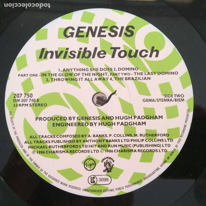 Discos de vinilo: Genesis &lrm;&ndash; Invisible Touch , Germany 1986 Virgin* - Foto 6