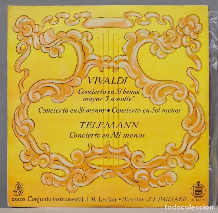 Discos de vinilo: LP. TELEMANN. VIVALDI. PAILLARD - Foto 1