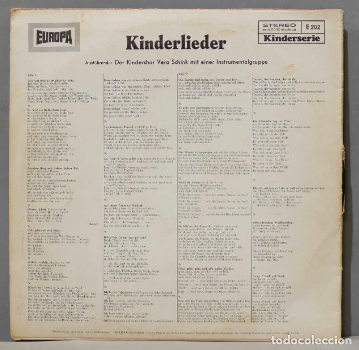 Discos de vinilo: LP. Der Kinderchor Vera Schink &ndash; Kinderlieder - Foto 2